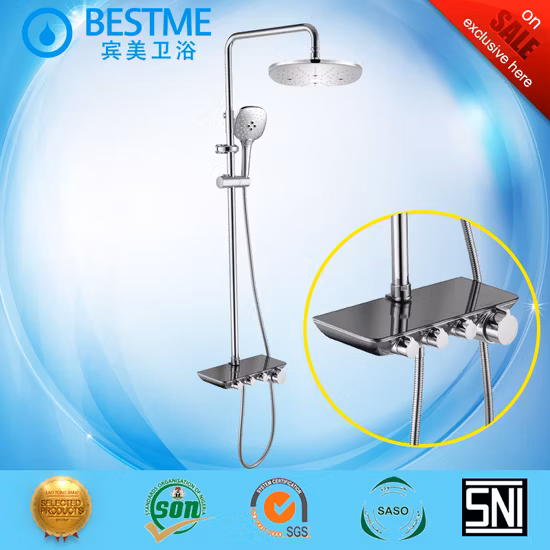 Sanitärkeramik-Multifunktions-Duschset, Top-Duschbadarmatur