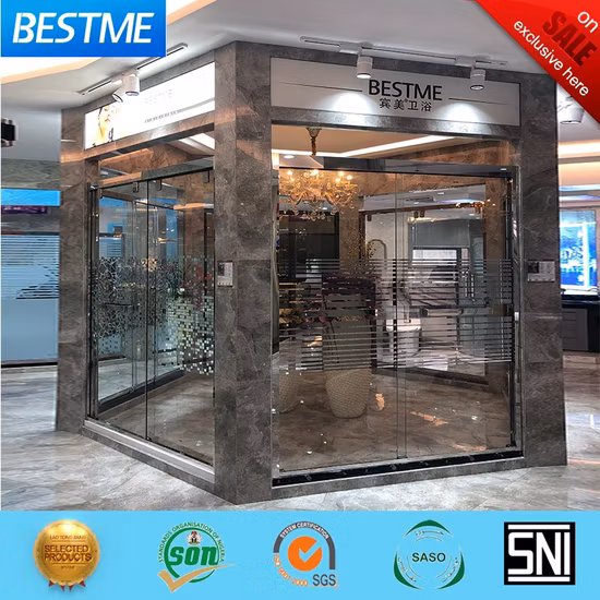 Neues Design-Badezimmerzubehör mit Glasschiebeduschraum (BL-B0118-C)